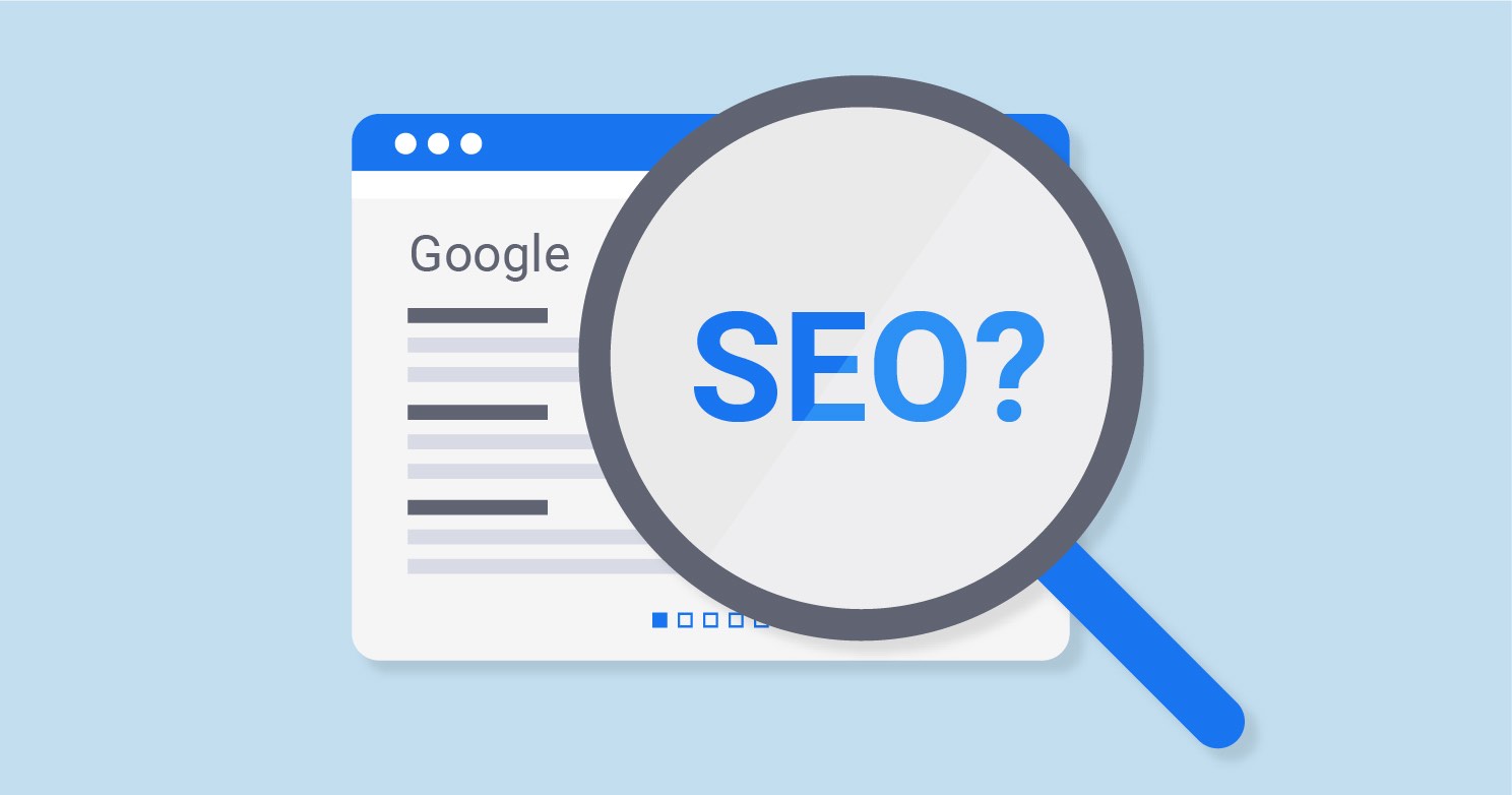 عکسی با ظاهر وکتوری با موضوع SEO چیست